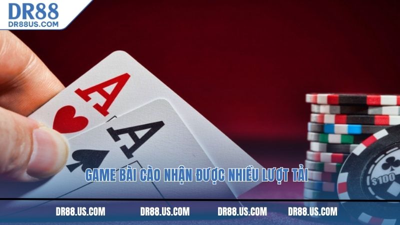 Game bài cào nhận được nhiều lượt tải