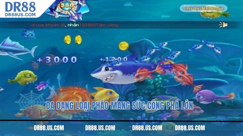 Đa dạng loại pháo mang sức công phá lớn