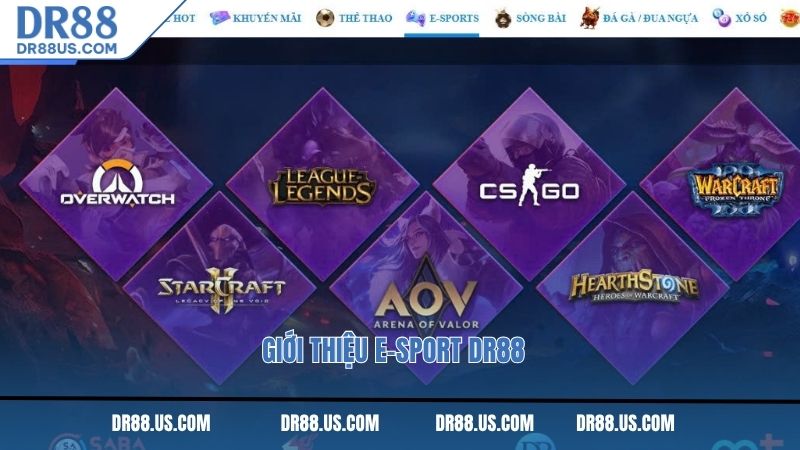 Giới thiệu E-sport DR88