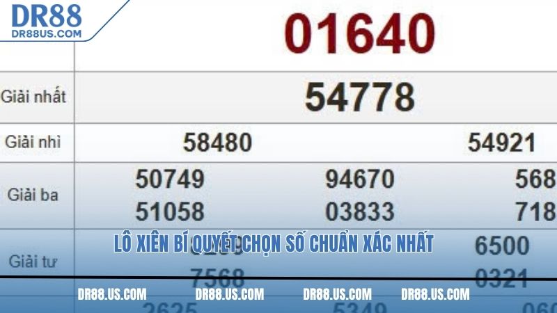 Lô xiên bí quyết chọn số chuẩn xác nhất