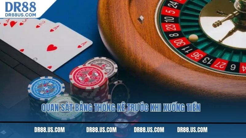 Quan sát bảng thống kê trước khi xuống tiền