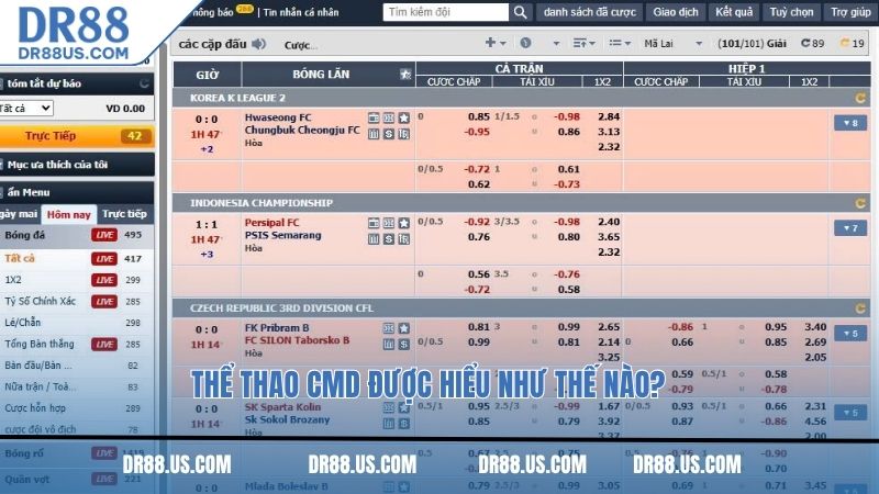 Thể thao CMD được hiểu như thế nào?