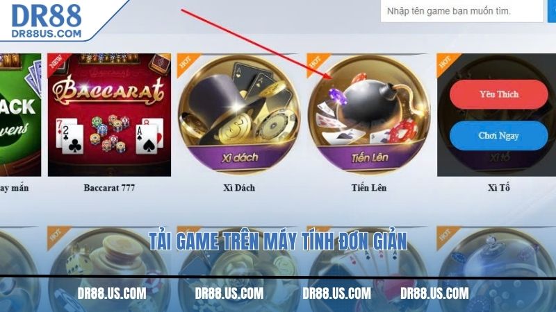 Tải game trên máy tính đơn giản