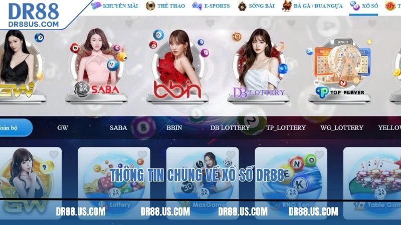 Thông tin chung về xổ số DR88