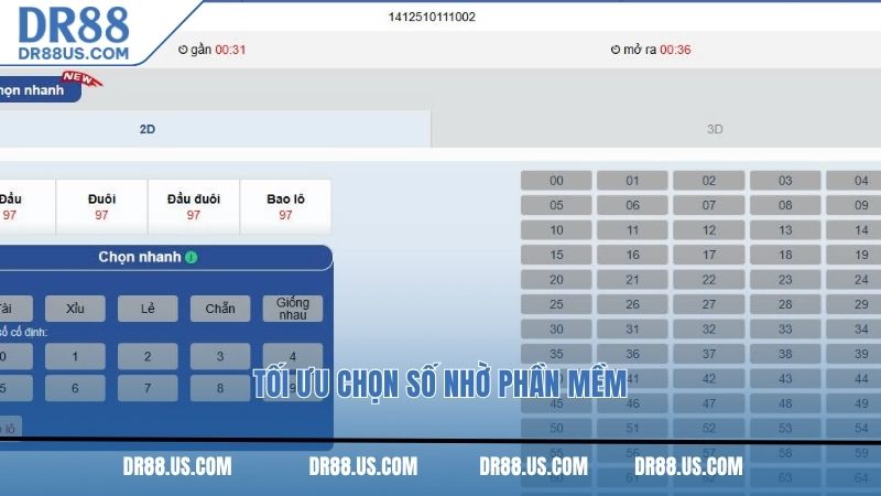 Tối ưu chọn số nhờ phần mềm